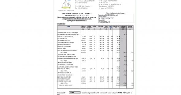 Des question sur la régularisation des charges ?