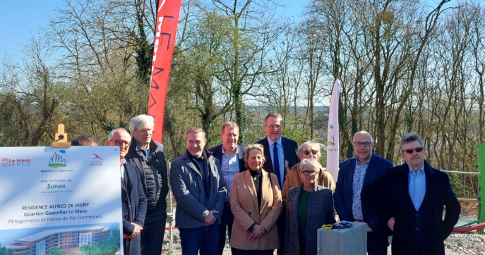 Première pierre posée pour la résidence Alfred de Vigny